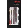 Rotring Rapido Isograf Set Junior 2+3+5