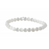 Selenit 6mm Doğal Taş Bileklik