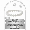 Selenit 8mm Doğal Taş Bileklik