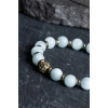 Sertifikalı Akuamarin, Hematit Zirkon Aparatlı Doğal Taş Bileklik (SK:177)