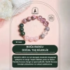 Sertifikalı Burç Doğal Taş Bileklik - Boğa Burcu
