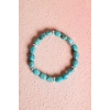 Sertifikalı Gümüş Aparatlı Fieruze(Turkuaz) Doğal Taş Bileklik (SK:029)