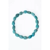 Sertifikalı Gümüş Aparatlı Fieruze(Turkuaz) Doğal Taş Bileklik (SK:029)