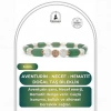 Sertifikalı Hakiki Orijinal Aventurin - 6mm Necef - Hematit Doğal Taş Misinalı Bileklik