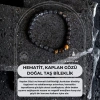 Sertifikalı Hematit, Kaplan Gözü Doğal Taş Bileklik (SK:186)