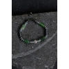Sertifikalı Hematit ve Yeşim Doğal Taş Bileklik