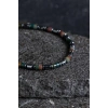 Sertifikalı Hint Akik ve Hematit Doğal Taş Makrome Bileklik (SK:158)
