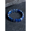 Sertifikalı Lapis Lazuli Geniş Kesim Doğal Taş Bileklik