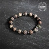 Sertifikalı Orijinal Jasper Hematit Doğal Taş Bileklik 8Mm