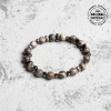 Sertifikalı Orijinal Jasper Hematit Doğal Taş Bileklik 8Mm