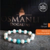 Sertifikalı Osmanlı İnci ve Firuze Doğal Taş Bileklik – Nazar Kalkanı