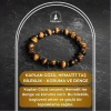 Sertifikalı Osmanlı Kaplan Gözü ve Hematit Taş Bileklik – Koruma ve Denge
