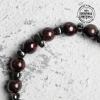 Sertifikalı Osmanlı Lal ve Hematit Taş Bileklik – Zarif Enerji