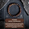 Sertifikalı Pitersit Doğal Taş Bileklik-8 mm (SK:200)