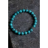 Sertifikalı Turkuaz Gümüş Aparatlı Doğal Taş Bileklik 039