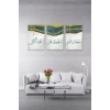 Subhanallah Elhamdülillah Allahu Ekber Üçlü Mdf Tablo