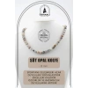 Süt Opal 8 mm Dizi Doğal Taş Kolye