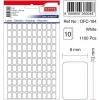 Tanex Ofc OFC 104 Etiketi Beyaz