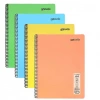 Umur Mynote Kareli Defter 72 Yp A4 Flex Pastel Kapak Spiralli