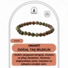 Unakit 6mm Doğal Taş Bileklik