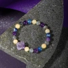 Yay Burcu Bileklik Ametist, Kalsit, Labradorit, Lapis Lazuli