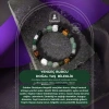 Yengeç Burcu Bileklik Golden Obsidyen, Havlit, Kaplan Gözü, Labradorit, Yeşil Aventurin, Yeşim