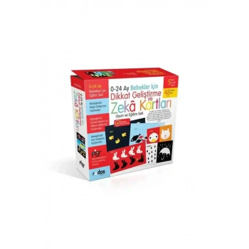 0-24 Ay Bebekler İçin Dikkat Geliştirme Ve Zeka Kartları