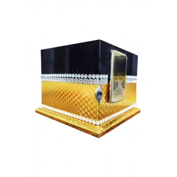 2 Kademeli Kabe Gold Hafız Boy Kutulu Kuranı Kerim