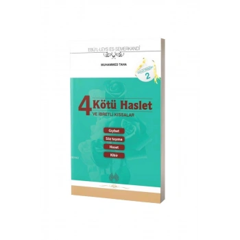 4 Kötü Haslet Ve İbretli Kıssalar Cep Boy