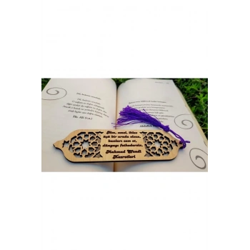 İlim Amel İhlas Püsküllü Kitap Ayracı