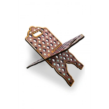 Bemenda Motifli Ahşap Rahle