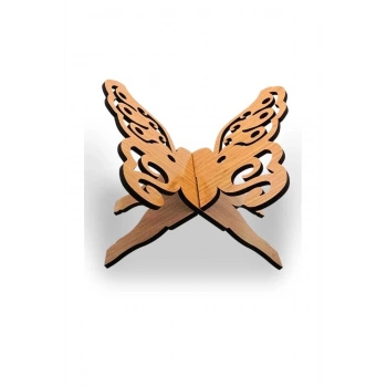 Kelebek Motifli Ahşap Rahle