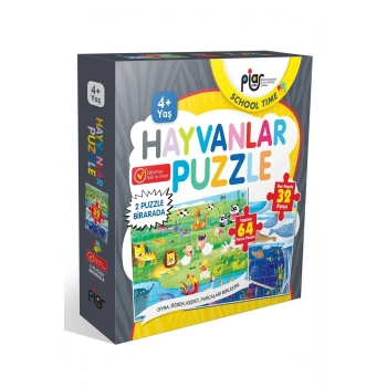 Hayvanlar Puzzle 2 Puzzle Bir Arada