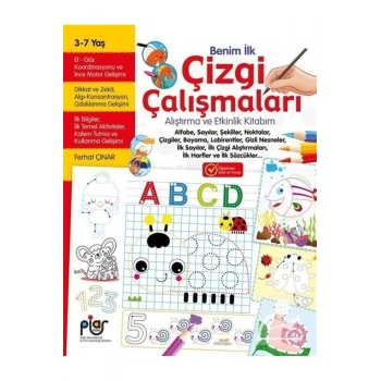 Benim İlk Çizgi Çalışmaları Alıştırma ve Etkinlik Kitabım