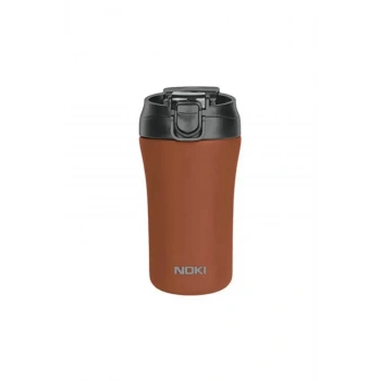 Noki Çelik Kahve Kupası Kahverengi 370 ml