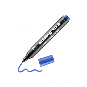 Edding Mavi Markör Kalemi Permanent 103