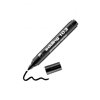 Edding Siyah Markör Kalemi Permanent 103