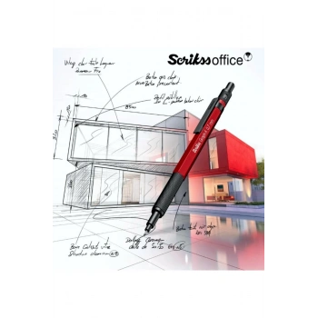 Scrikss Matri-X Mekanik Kurşun Kalem 0.7 mm Kırmızı