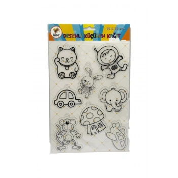 Lino Küçülen Kağıt Desenli