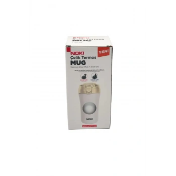Noki Çelik Kahve Kupası Beyaz 370 ml