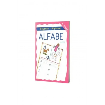 Boyamalı ve Alıştırmalı Alfabe