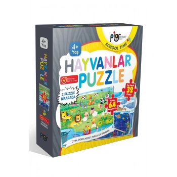 Hayvanlar Puzzle 2 Puzzle Bir Arada