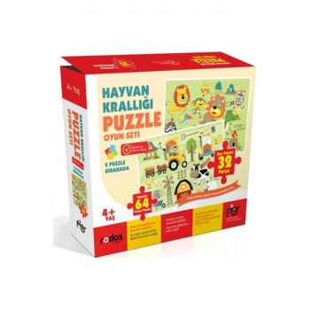 Hayvan Krallığı Puzzle Oyun Seti 2