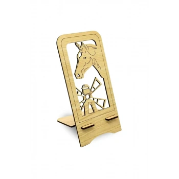 Ahşap Telefon Standı At