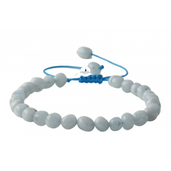 Akuamarin Natürel Kesim Doğal Taş Bileklik