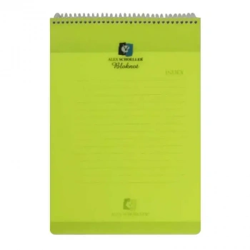Alex Schoeller Dik Defter Çizgili 80 Yp A4 Spiralli Pp Kapak