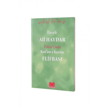 Ali Haydar Elifbası İlaveli