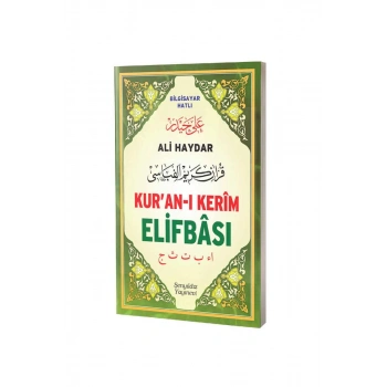 Ali Haydar Kuranı Kerim Elifbası