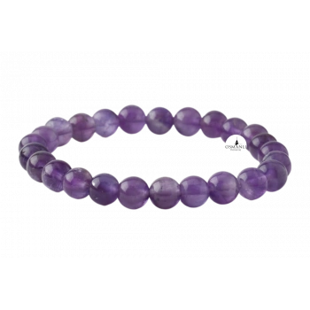 Ametist 8mm Doğal Taş Bileklik