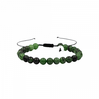 Anyolit 6mm Merdiven Kapama Doğal Taş Bileklik